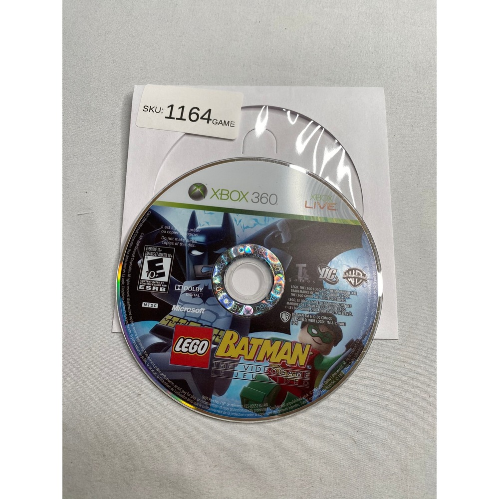 LEGO Batman The Videogame Microsoft Xbox 360